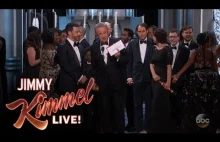 Jimmy Kimmel tłumaczy co naprawdę wydarzyło się na Oscarach.