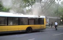 Autobus Solaris w płomieniach - 10.05.2012 Berlin