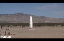 Xaero - rakieta pionowego startu i lądowania - mało brakowało do wywrotki.