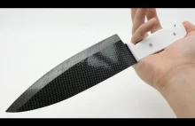 Szalony Japończyk tworzy nóż z karbonu