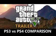 GTAV Trailer PS3 vs PS4.