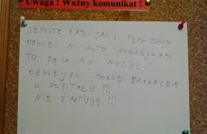 Ważny komunikat do sąsiada