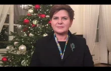 Noworoczne życzenia od premier Beaty Szydło (31.12.2015