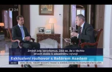 Baszar al-Assad udzielił wywiadu czeskiej telewizji. [ENG]