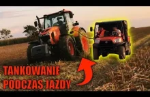 Tankowanie ciągnika podczas jazdy - ORKA 24H NON-STOP