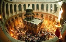 Prawosławie - cud zejścia świętego ognia w Jerozolimie