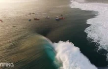Niesamowite ujęcia z surfingu.