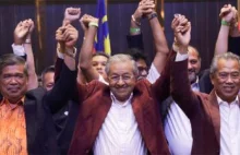 92-latek zostanie premierem. Opozycja wygrała wybory w Malezji