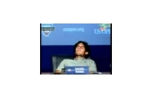 Skurcz łapie Rafael Nadala w trakcie konferencji prasowej