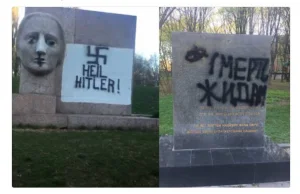 Ukraina: Zdewastowano pomnik ofiar niemieckiej okupacji w Połtawie [WIDEO]