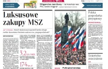 Luksusowe zakupy MSZ. Druzgocący raport.