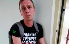 Iwan Gołunow -dziennikarz śledczy z Rosji - aresztowany za posiadanie narkotyków