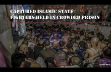 Bojownicy ISIS w Irackim wiezieniu w Mosulu. Upchnięci do granic możliwości.