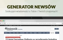 Generator Newsów - wkręć znajomych