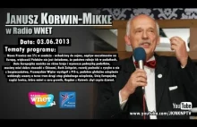 Janusz Korwin-Mikke w Radiu WNET (3/06/2013)