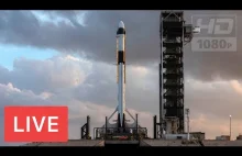 LIVE SpaceX strat rakiety Falcon 9