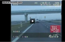 Na liczniku 206 km/h, z tyłu radiowóz na sygnale, a ona dalej uciekała -...