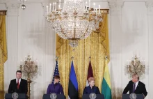 Prezydenci państw bałtyckich po spotkaniu z Trumpem. Pomylił Bałtyk z Bałkanami