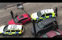 Zatrzymanie przez policję w UK.