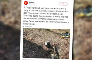 Rosja: znaleziono przykuty do drzewa szkielet podróżnika zaginionego w 2017 roku