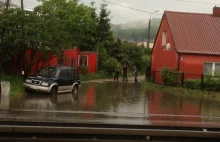 Ulewy i gradobicia. Na południu podtopienia