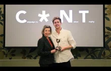 Katie Hopkins odebrała nagrodę Campaign to Unify the Nation Trophy.