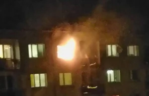 Pożar mieszkania na Naramowicach