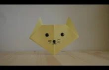 Origami. Jak zrobić kota z papieru (lekcja wideo)