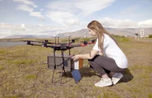 Drony dostarczają przesyłki w stolicy Islandii