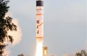 Indie testują rakietę balistyczną o zasięgu ponad 3100 mil.