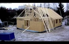 Budowa domu kanadyjskiego timelapse