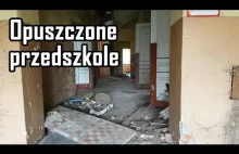 Opuszczone stare przedszkole i nocnik