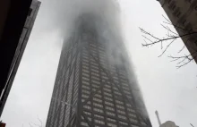 Pożar w Hancock Tower w Chicago! - www. - Twoje żródło informacji...