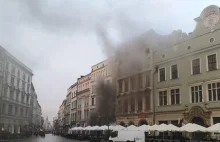 Kraków: Pożar w restauracji "Wierzynek"