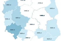 Gdzie warto pracować? W zachodniej Polsce zarobki wyższe o osiemset złotych