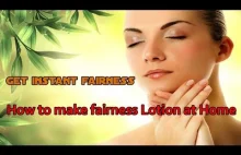 Skin Whitening Home Remedy | How to make fairness lotion at home