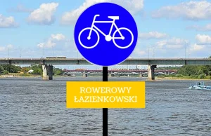 Rowerowy Łazienkowski: Chcemy drogi dla rowerów na moście Łazienkowskim -...