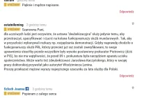 "bezstronna" Gazeta Wyborcza wyróżnia komentarze pasujące do ich tez