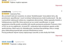"bezstronna" Gazeta Wyborcza wyróżnia komentarze pasujące do ich tez