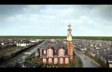 Animacja historii budowy Amsterdamu. Jak w SimCity