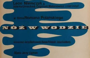 Nóż w wodzie (1961). Reż. R. Polański, muzyka - K. Komeda