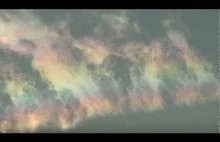 Iryzacja, tęczowanie kolorowe chmury 2011