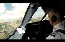 Nagranie z kokpitu przy bardzo niskim przelocie Airbusem A320 podczas airshow