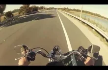 Wypadek motocyklisty z ciekawym zakończeniem
