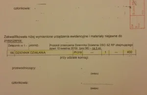 Jest protokół zniszczenia dokumentów z 10 kwietnia 2010 roku.