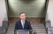 Prezydent: naszym obowiązkiem jest głoszenie prawdy o Zagładzie Żydów