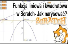 Funkcja liniowa i kwadratowa w Scratch - Jak narysować?