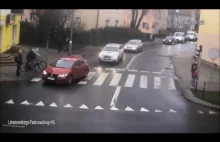 polscy kierowcy - nagrania z monitoringu drogowego