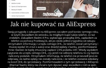 Jak nie kupować na AliExpress