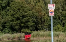 Tragedia na stawie w Nowym Miasteczku.Obywatel Ukrainy wskoczył do wody i utonął